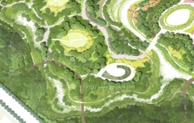 国际范儿童公园-生态公园PSD景观规划设计彩色平面图 by tanwoung