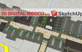 最新沿街模型古街改造-古建筑景观模型下载 by Nradlykl