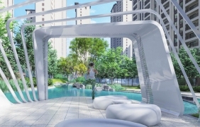 2021高端艺术住宅大区景观设计方案（ 中心会客厅-森林峡谷溪流-立体儿童活动区） by voviii