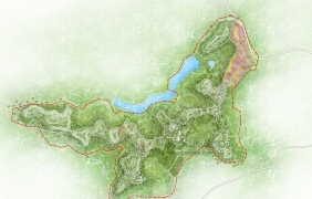 山地公园郊野公园-生态森林公园景观规划设计总平面PSD下载 by 已Reset