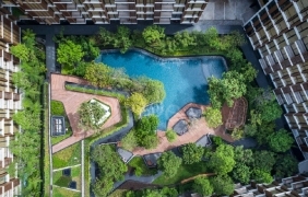 泰国曼谷Mori Haus生态花园式住宅区景观设计 by uupbqcccu