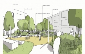 Lutgardiscollege playground校园绿色游乐场 |景观建筑规划案例 by Ellagu
