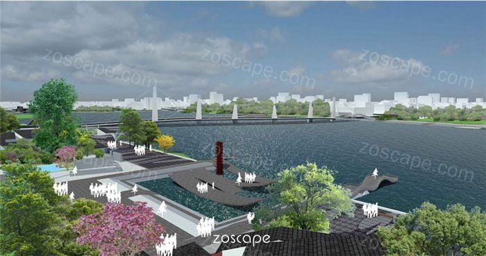 苏州环秀湖城市滨水景观概念规划设计