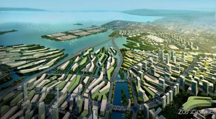 中国深圳前海湾深港规划设计方案