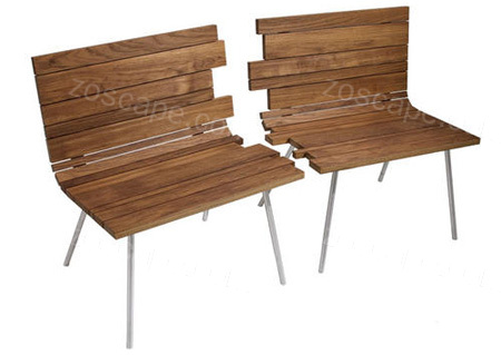 公园椅意向图-景观坐凳现代景观设施设计