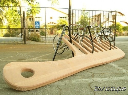 创意自行车停车架street furniture design