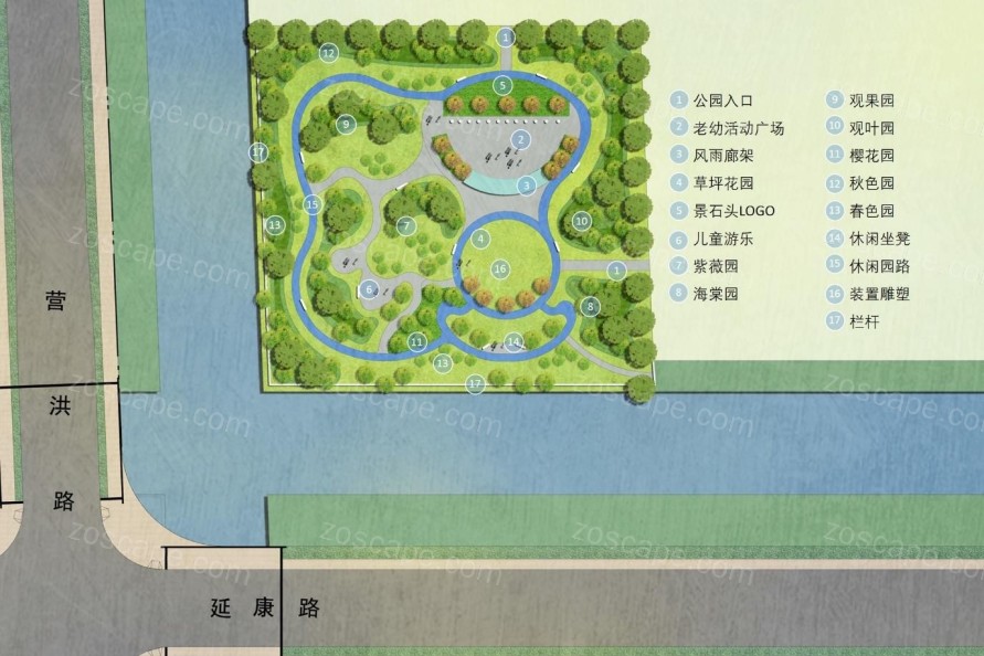 2023城市绿地更新|公园景观改造-上海川沙某口袋公园景观工
