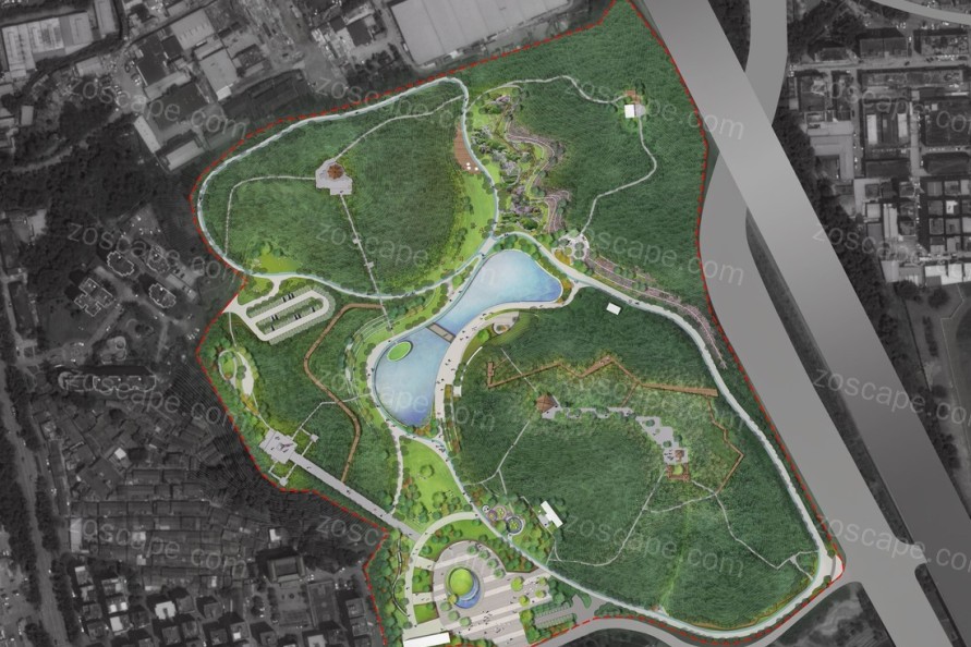龙华新区城市绿地-民法公园-法制文化公园景观概念设计