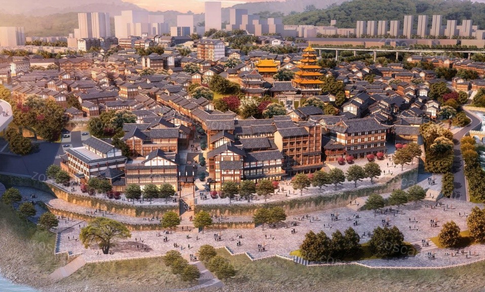历史文化街区改造设计-重庆市沙坪项区磁器口历史文化街区综合治