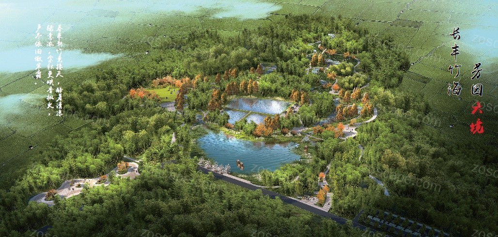 竹海生态森林公园-竹文化主题公园-合肥长丰北城竹海景观设计方