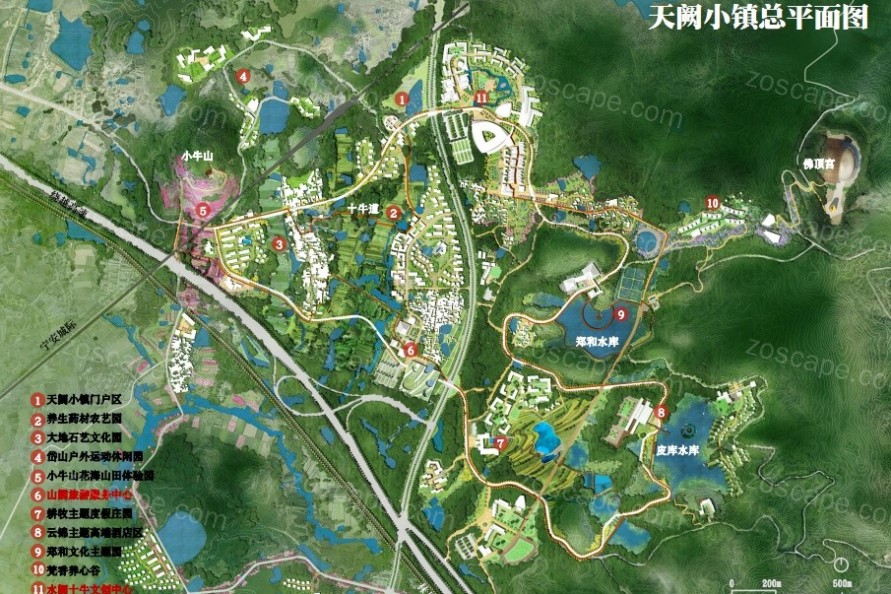 旅游风景区规划-南京牛首山风景区整体规划提升与天阙小镇概念性城市设计方案文本