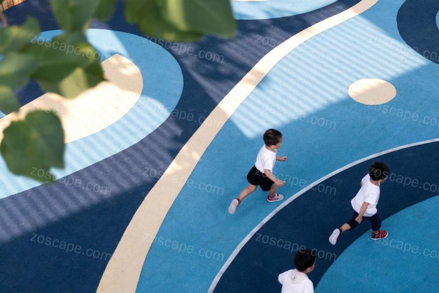 龙湖中牟大区精细模型儿童活动区景观设计su模型