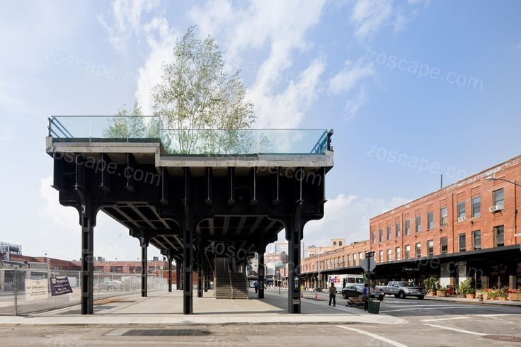 High Line Park高线公园景观设计意向图
