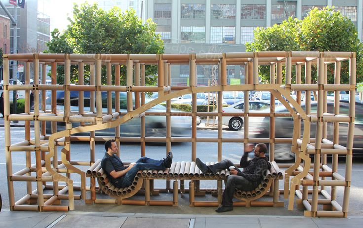 可移动的城市公共坐凳设施设计意向图