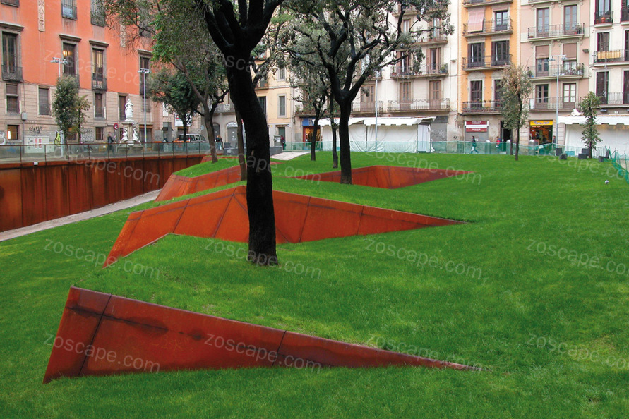 纪念性公共空间和广场景观设计意向图