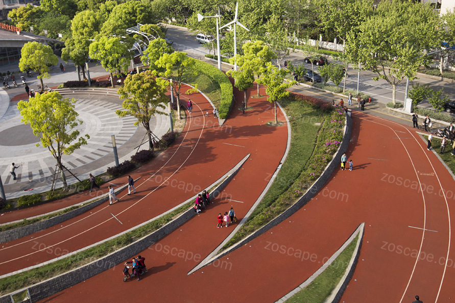 Zhangmiao Exercise Park上海张庙健身广场景观意向图
