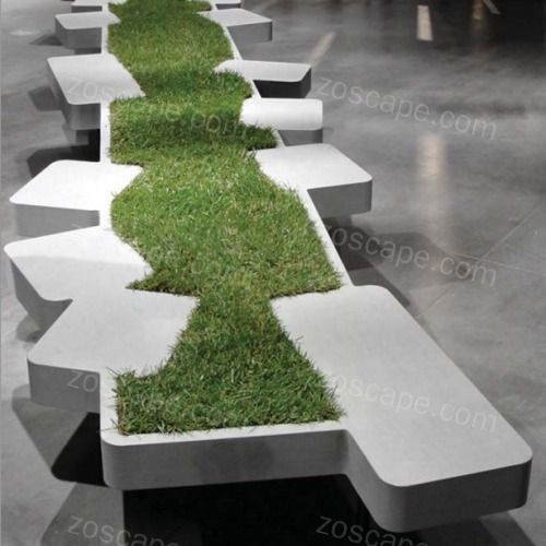 种植池坐凳设计意向图