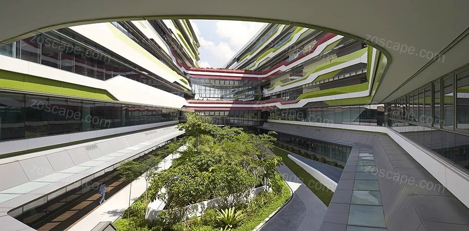 新加坡科技设计大学景观建筑意向图