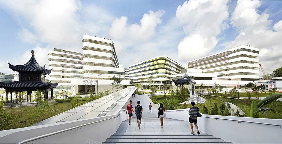 现代风格景观设计作品-新加坡科技设计大学景观