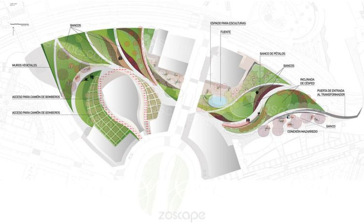 公园景观规划设计平面图