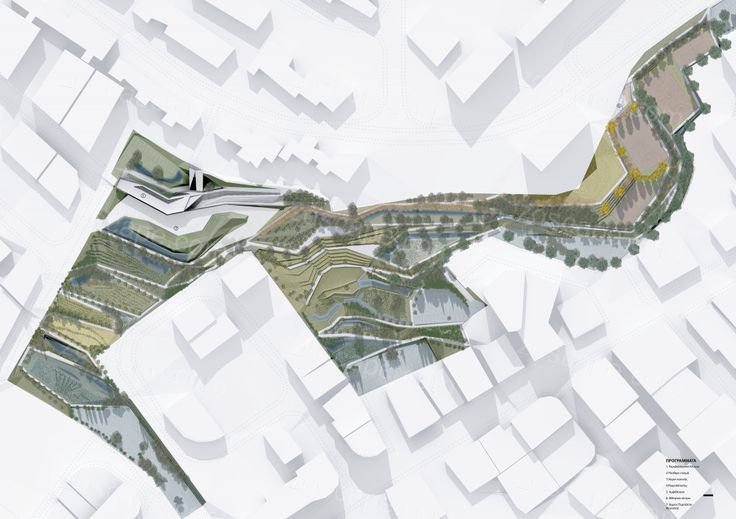 Urban Park of Palouriotissa 城市公园景观设计平面图