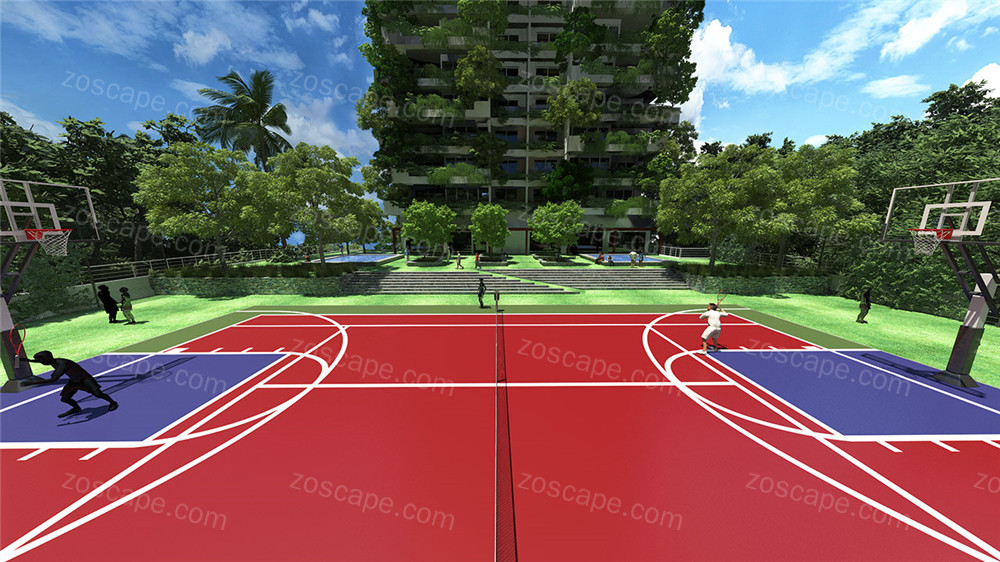Sri Lanka垂直绿化住宅花园效果图