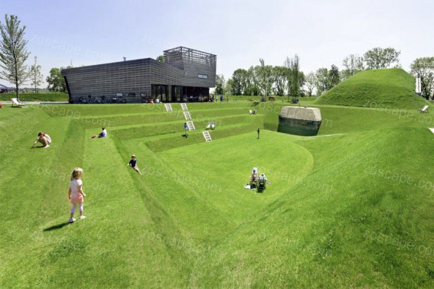 荷兰旅游景区生态草地景观设计