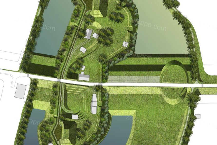 荷兰Fort Werk aan't Spoel园林景观设计平面图