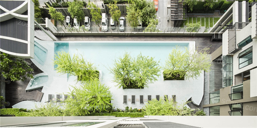 泰国曼谷Blocs 77公寓花园景观设计