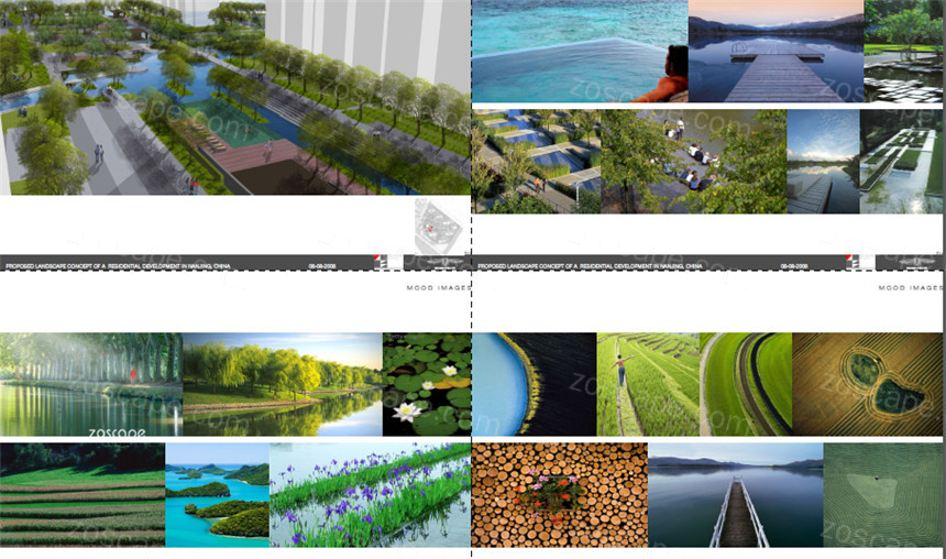 新加坡仁恒CICADA景观：南京仁恒江湾城景观概念方案
