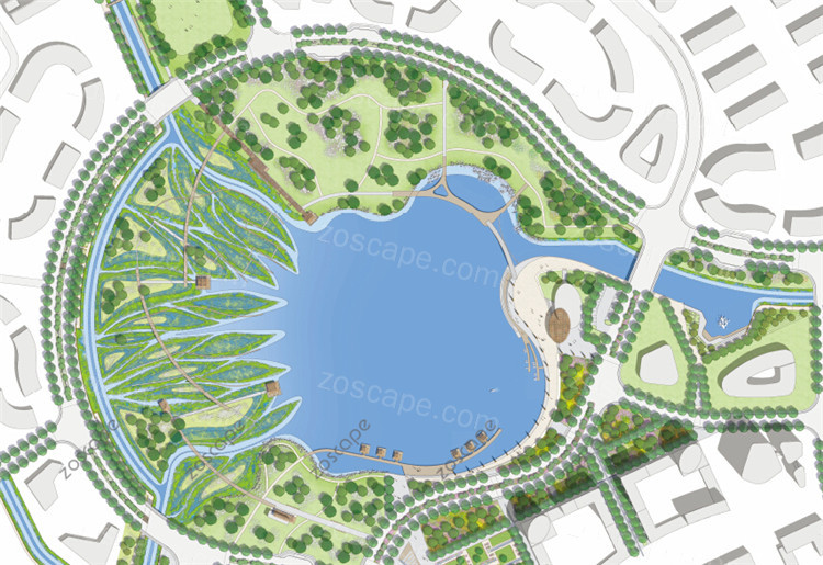 EDAW-AECOM环湖社区公园总体景观方案深化设计文本
