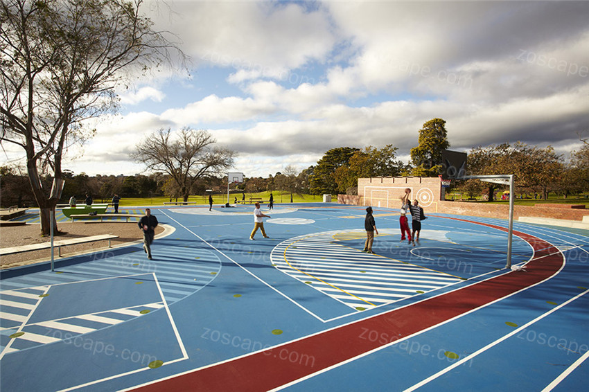 澳大利亚Box Hill多功能花园式运动场景观设计