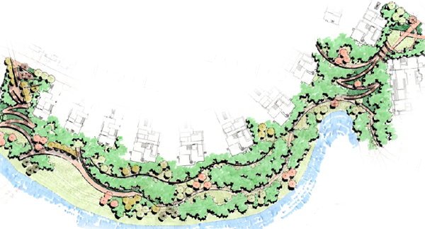 (手绘)重庆奥园园林景观设计方案文本